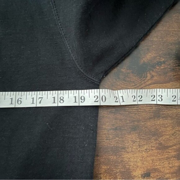 Harvard Hoodie Womens Small Black Champion Pullover Sweatshirt Preppy Sporty UNI - Picture 7 of 9